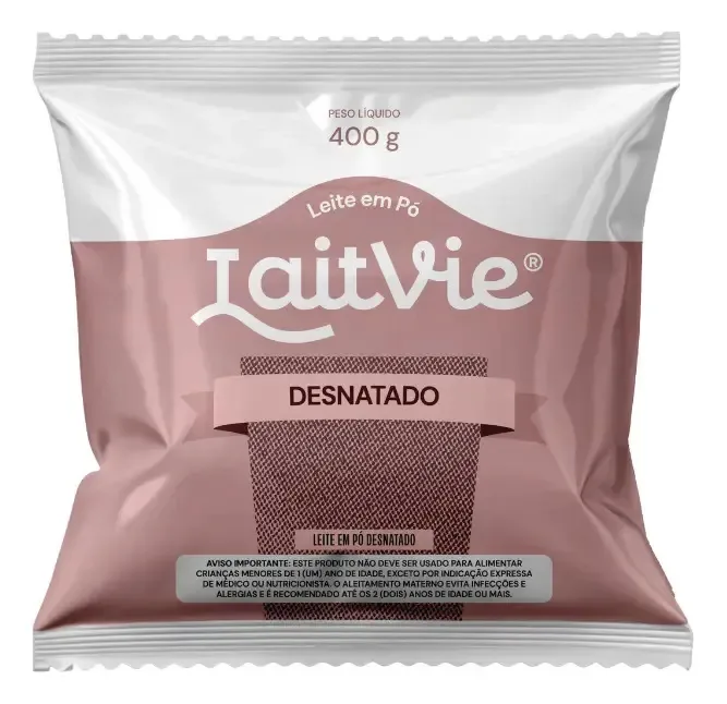 Leite Em Pó Desnatado Laitvie 400g