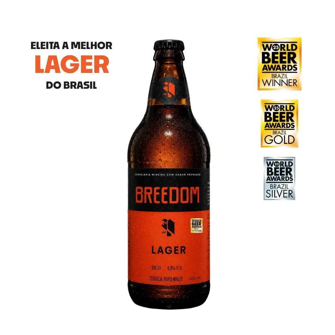 Cerveja Breedom Lagerb 600ml