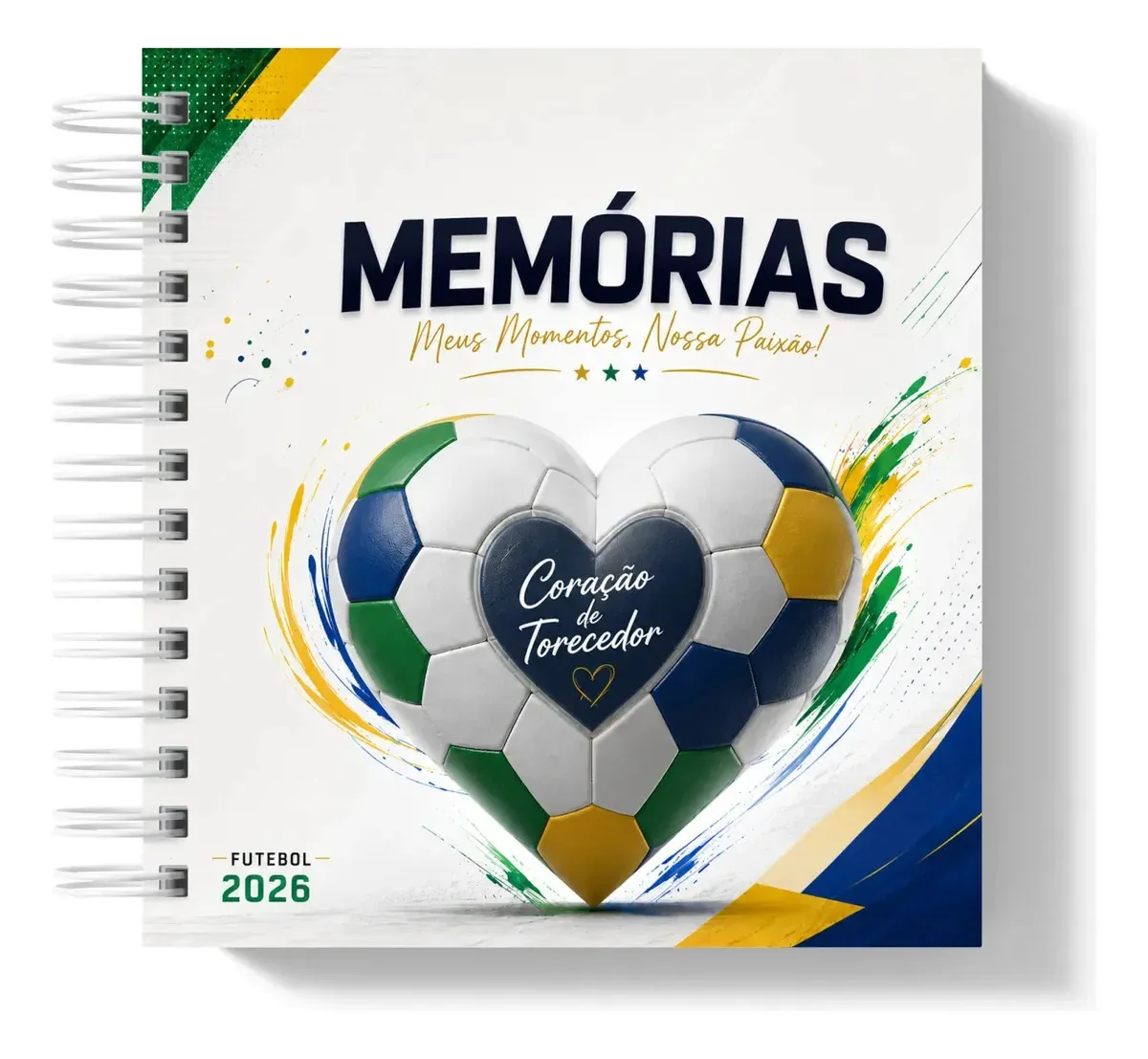 Scrapbook Futebol 2026 Álbum Memórias Diy Fotos E Figurinhas Memórias Da Vitória