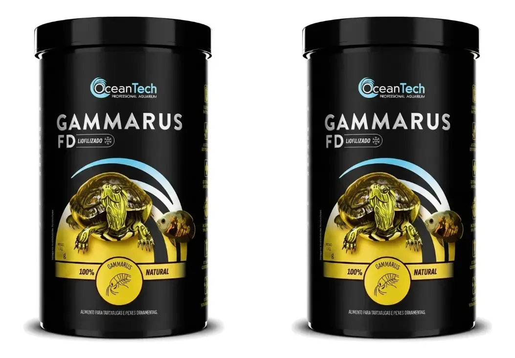 2 Ração Oceantech Para Peixes - Gammarus Fd 11g