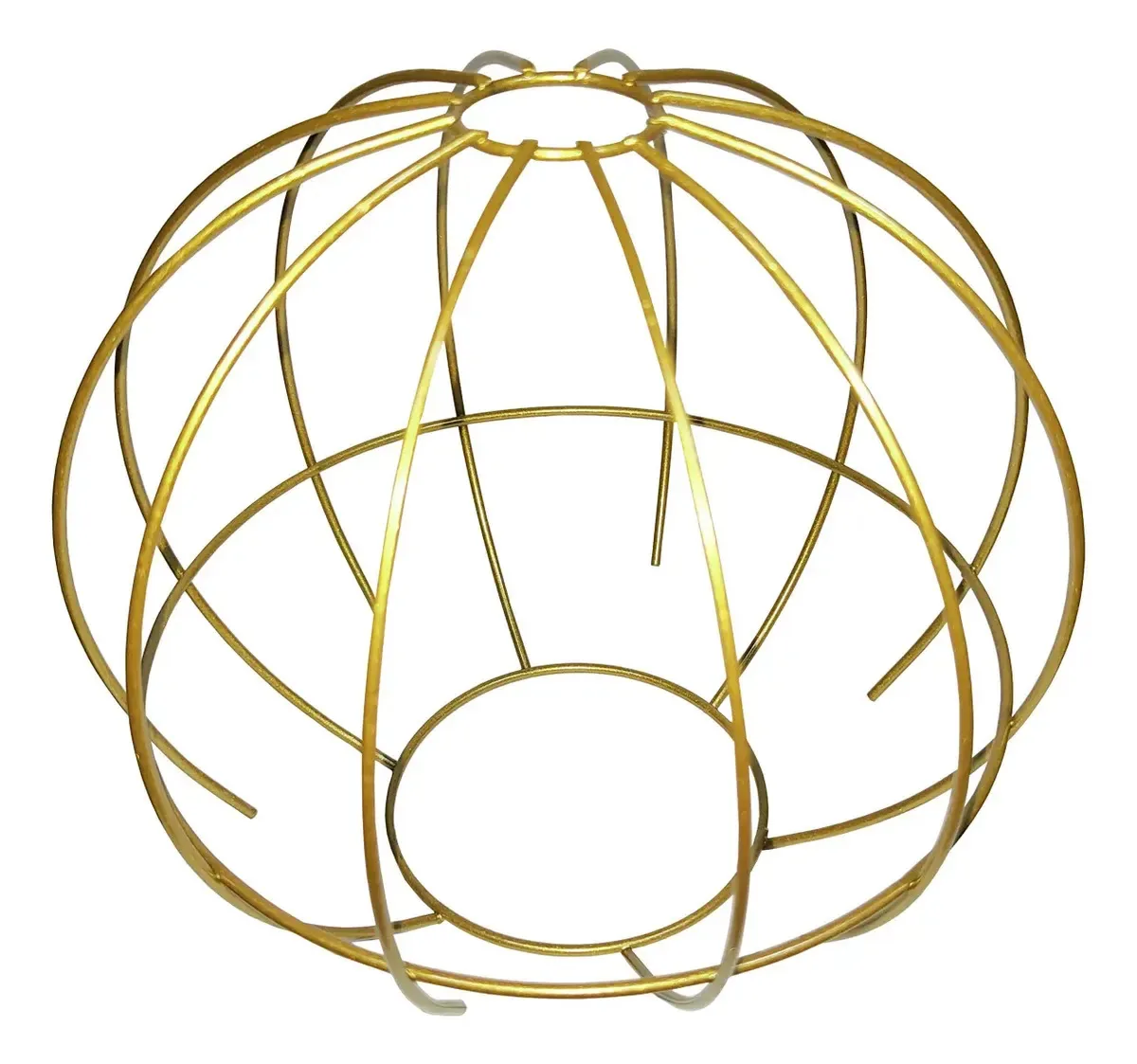 Cupula De Aramado Spider Para Pendentes E Abajures P Cor Dourado Liso