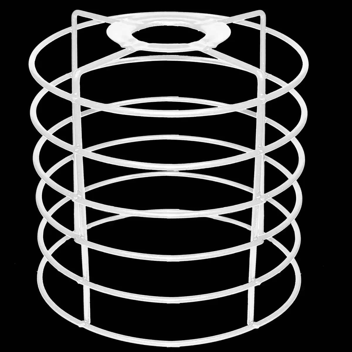 Cupula De Aramado Chochin Para Pendentes E Abajures Cor Branco Liso