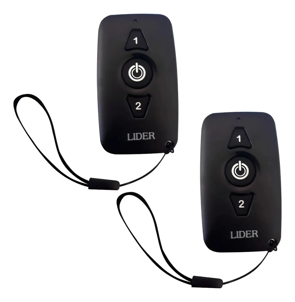 2 Controles Remotos 433,92 Tx7000 Black Portão Ou Alarme Preto