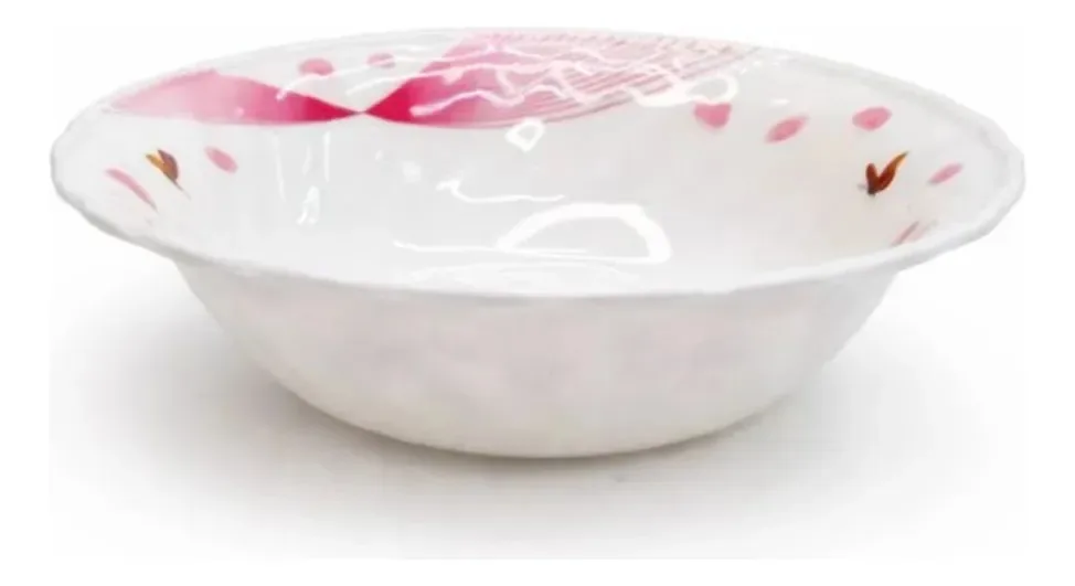 12 Tigelas Melamina 18cm Branca Restaurante Hotel Buffet Branco