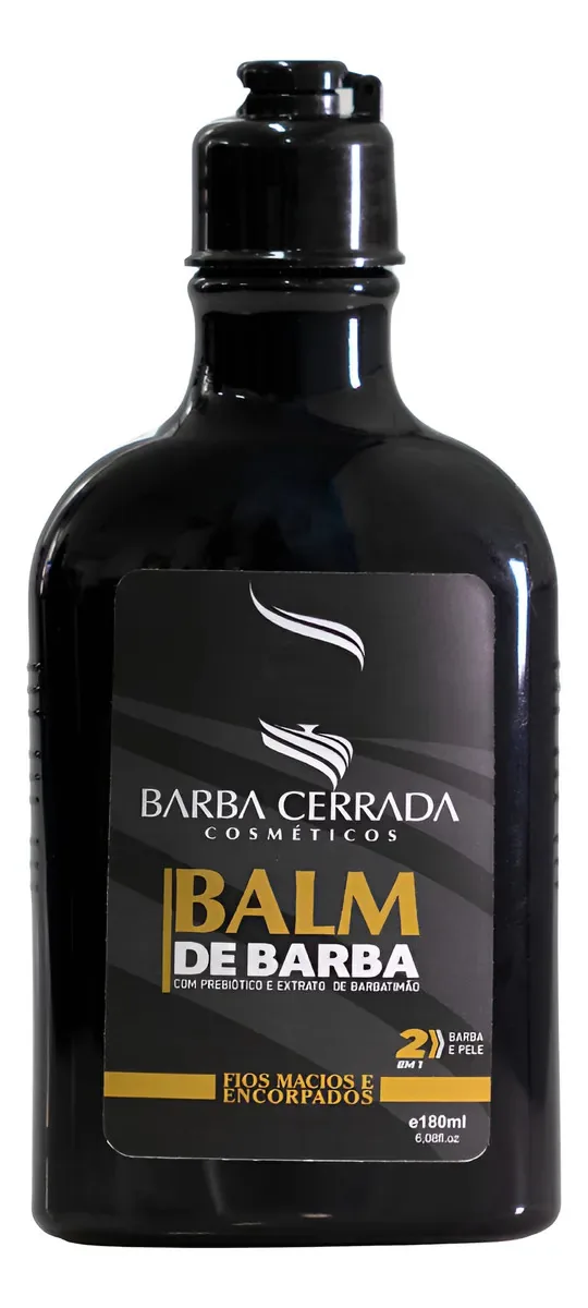 Balm Para Barba 180ml | Barba Cerrada | Hidratação + Volume