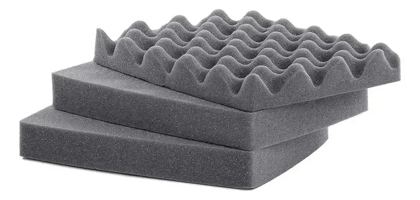 Espuma Serrilhada Patola Para Case MP0025, Completa Cinza