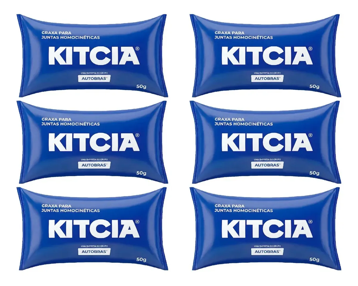 Kit 6 Graxas Para Juntas Homocinéticas 80g Diversos