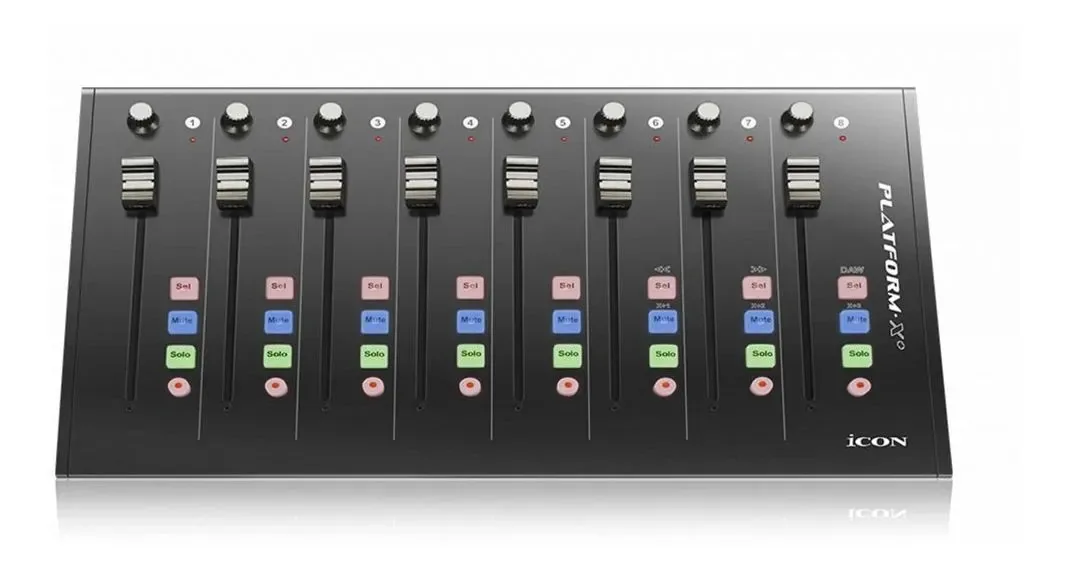 Superfície Controladora Icon 8 Canais Motorizados Platform X