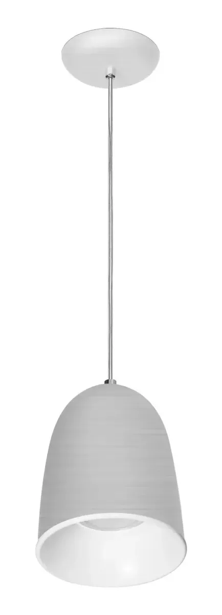 Pendente 7731 Escovado-12x150 Cm-1l-led Max 4w-bivolt