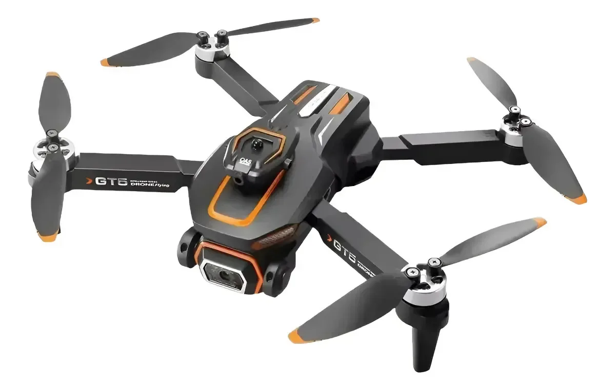 Drone Gt5 Câmera, Motor Brushless, 2 Baterias + Óculos Vr Preto