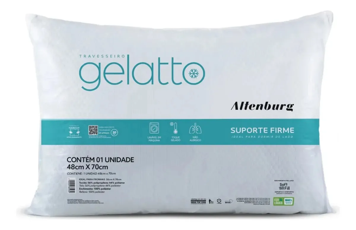 Conjunto de 2 travesseiros - Altenburg - Gelatto