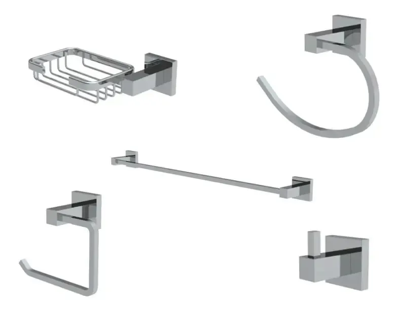 Kit De Acessórios Para Metalplas Exacto 5 Peças Prateado