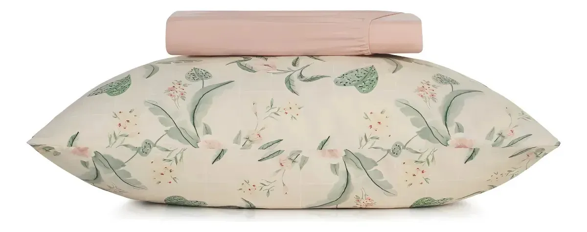 Jogo Cama Solteiro Toque Acetinado Altenburg Meadow 2 Pçs