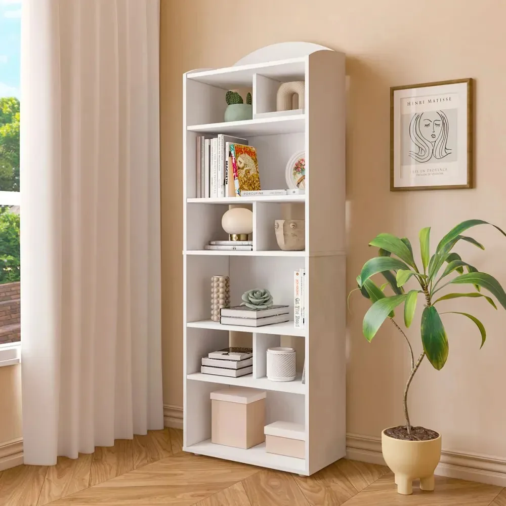 Estante Para Livros Arco 10 Nichos Branco - Artely Móveis - Branco