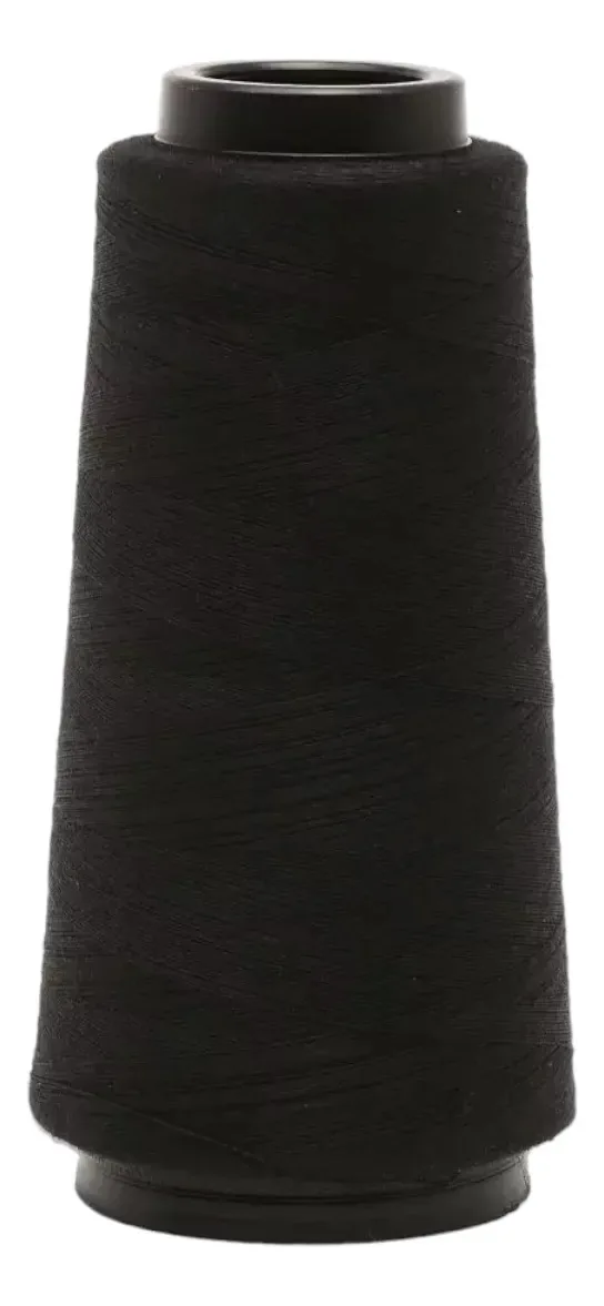Fio de Costura Kron 120 para Máquina de Costura Cor Preto