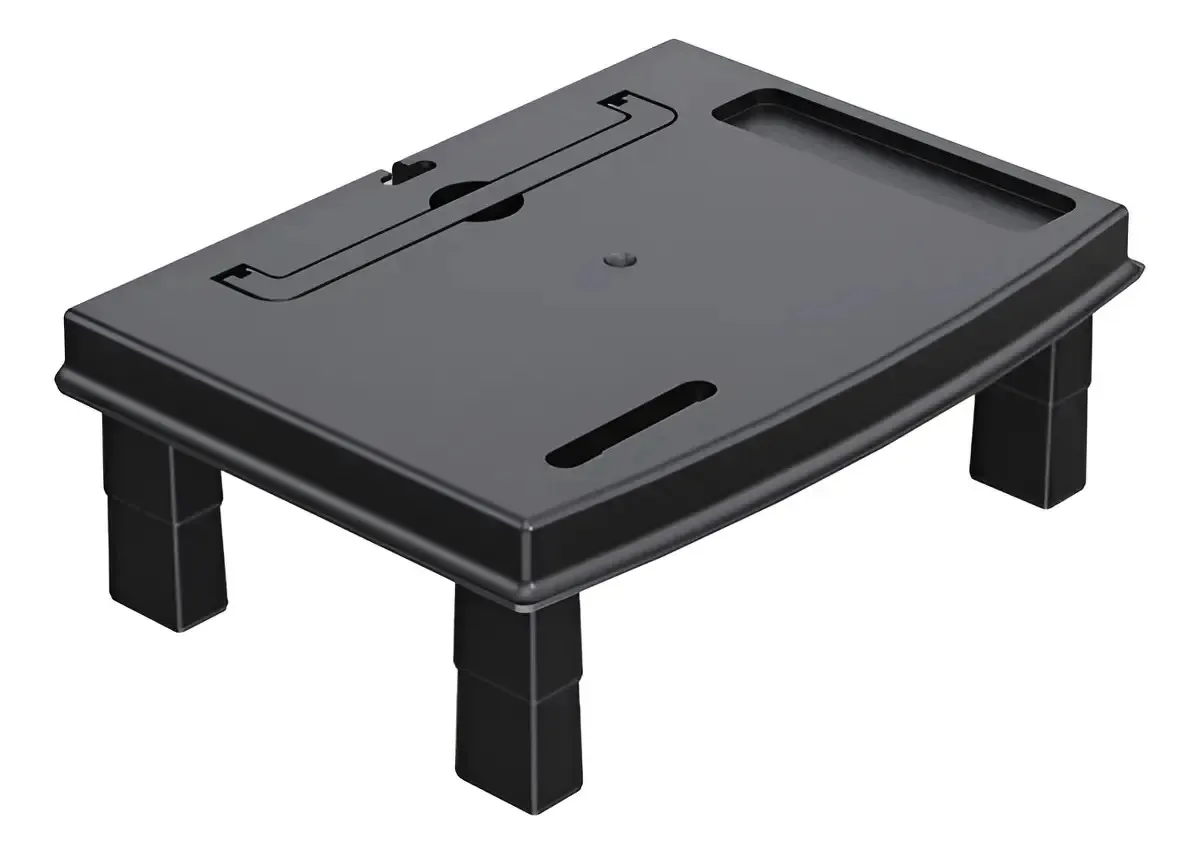 Suporte Monitor Notebook De Mesa Reliza Ergonômico Preto