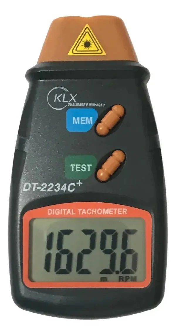 Tacômetro Digital Laser Portatil Medidor Rpm Velocidade Klx