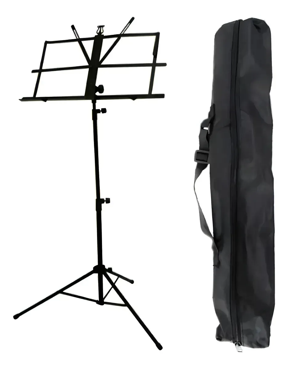 Suporte Partitura Dobravel Portatil Profissional + Bolsa Klx