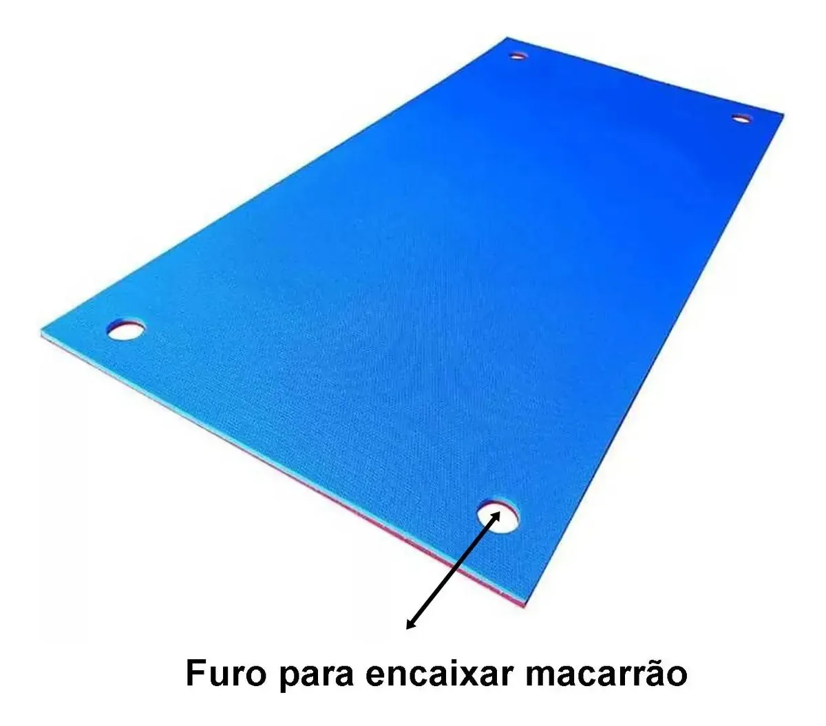 Tapete Colchão Flutuante Em Eva 30mm Para Piscina 100x100cm