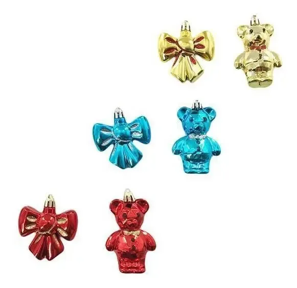 Pendente Laco / Urso Colors Kit Com 4 Pecas