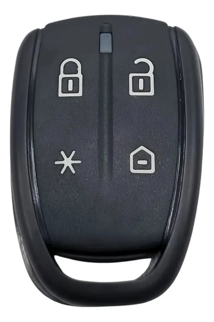 Controle Alarme Carcaça Px72 Positron 4 Botões Preto