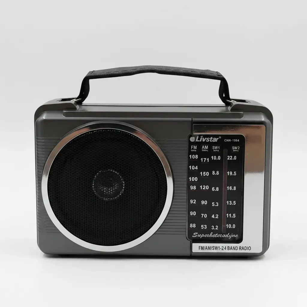 Rádio Am/fm Livstar Portátil Presidio Penitenciária 4 Faixa