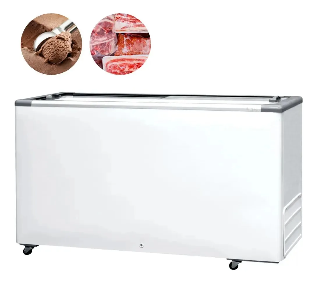 Freezer Horizontal 503 Litros Expositor Com Led Hceb Fricon