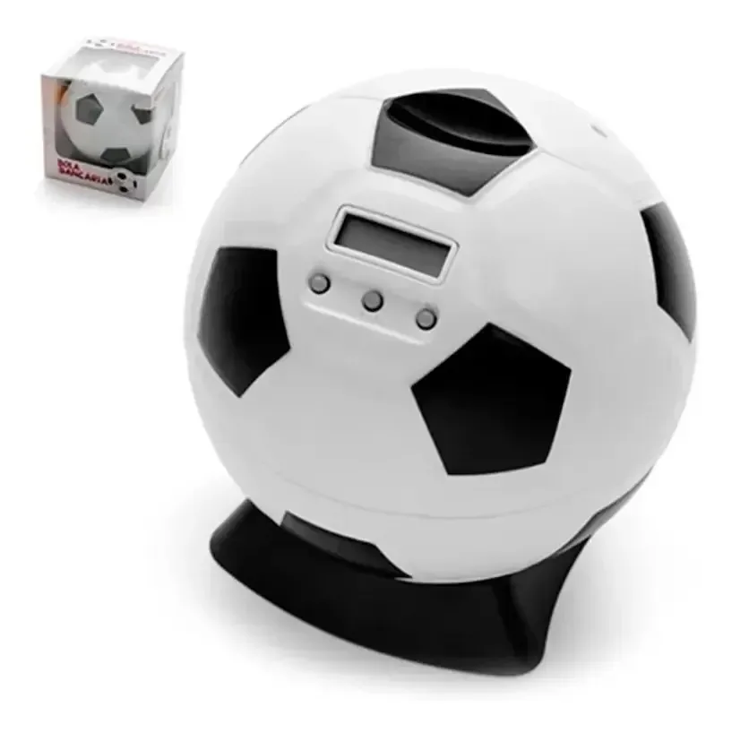 Cofrinho Digital Bola De Futebol Tomix