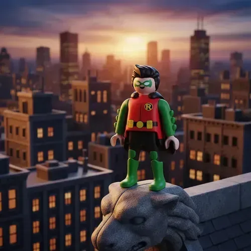 Brinquedo Colecionável Kinder Ovo Playmobil Robin