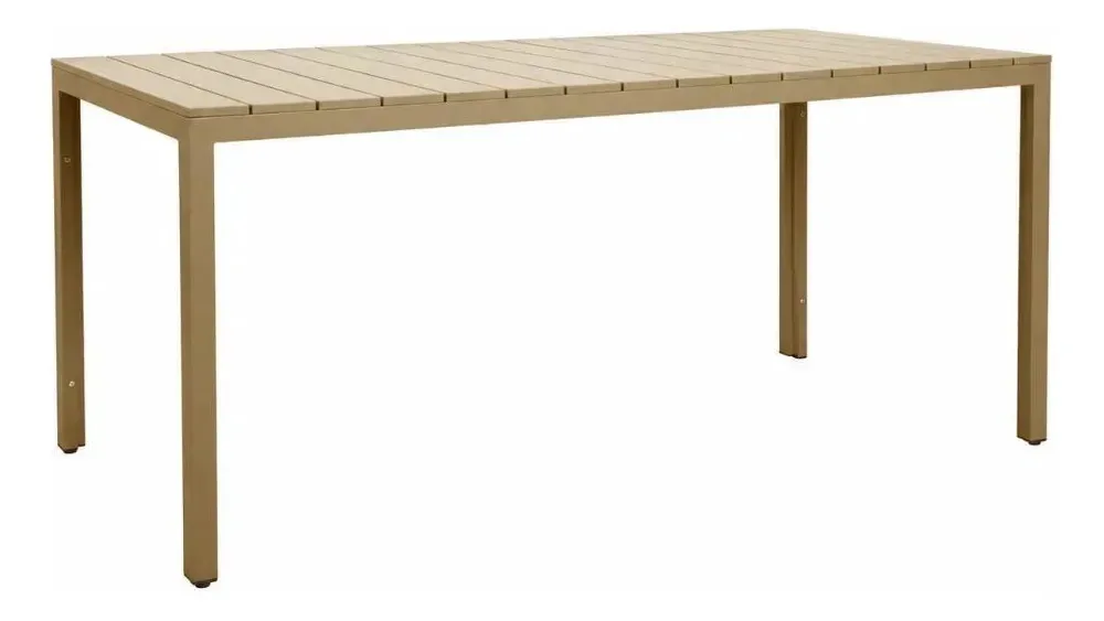 Mesa Para Jardim Grumari 150x90cm Rivatti Marrom