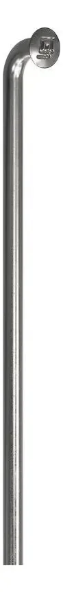 Raio J-bend Dt Swiss Champion 290x2.0mm Inox Prateado