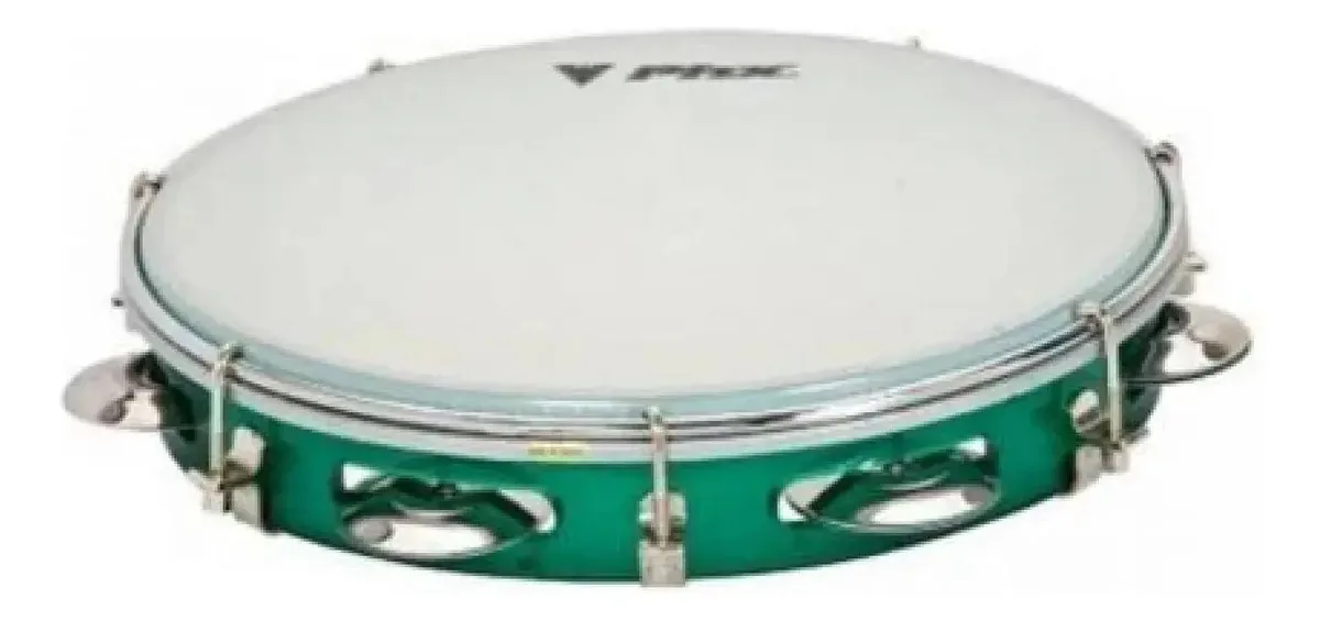 Pandeiro Acrílico 10'' 82a Verde Phoenix