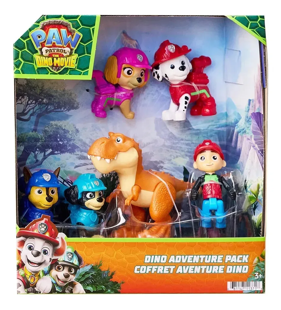 6 FIGURAS DINO MOVIE, PATRULHA CANINA, SUNNY
