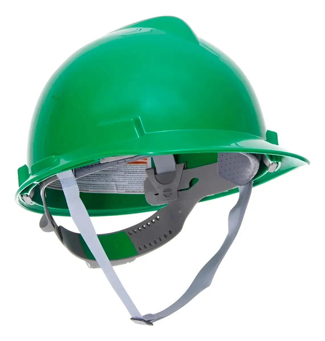 Capacete Msa V-gard Com Suspensão E Jugular Classe B Cor Verde