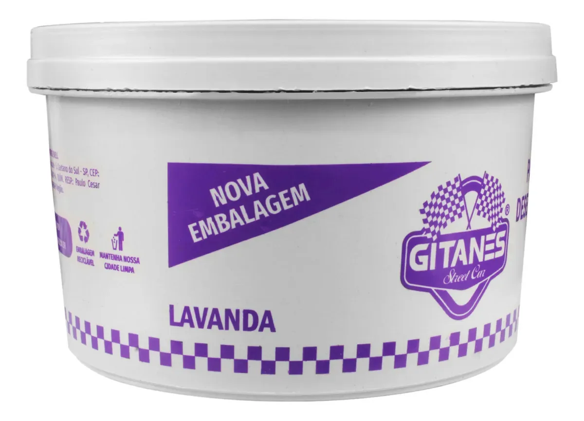 Kit 2 Pastas Desengraxantes Gitanes em Gel 500g, para Lavanda