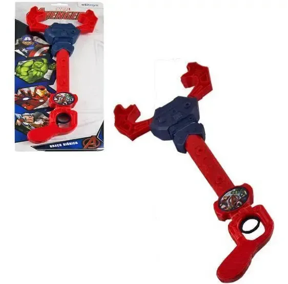 Brinq Mao Mecanica 14cm Plalst Avengers