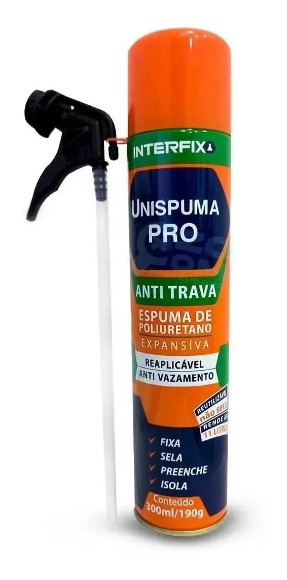 Espuma Expansiva De Poliuretano 300ml Interfix
