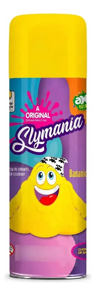 Espuma Slime 200ml Bananico Amarelo 020 20445 Dollar