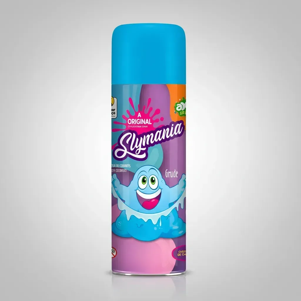 Espuma Slime 200ml Grude Azul 020 20447 Dollar