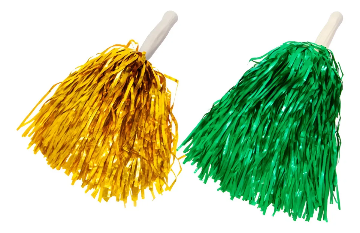 Pompom Metalizado Brasil Ref.cp016 Nyr