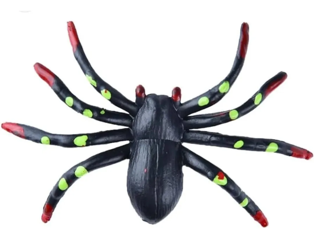 Mini Aranhas Halloween Coloridas C/6un