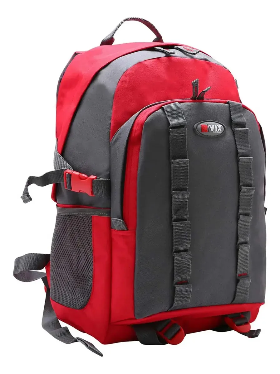 Mochila Escolar Casual Grande Reforçada De Fábrica Cor Mochila Escolar Vermelha