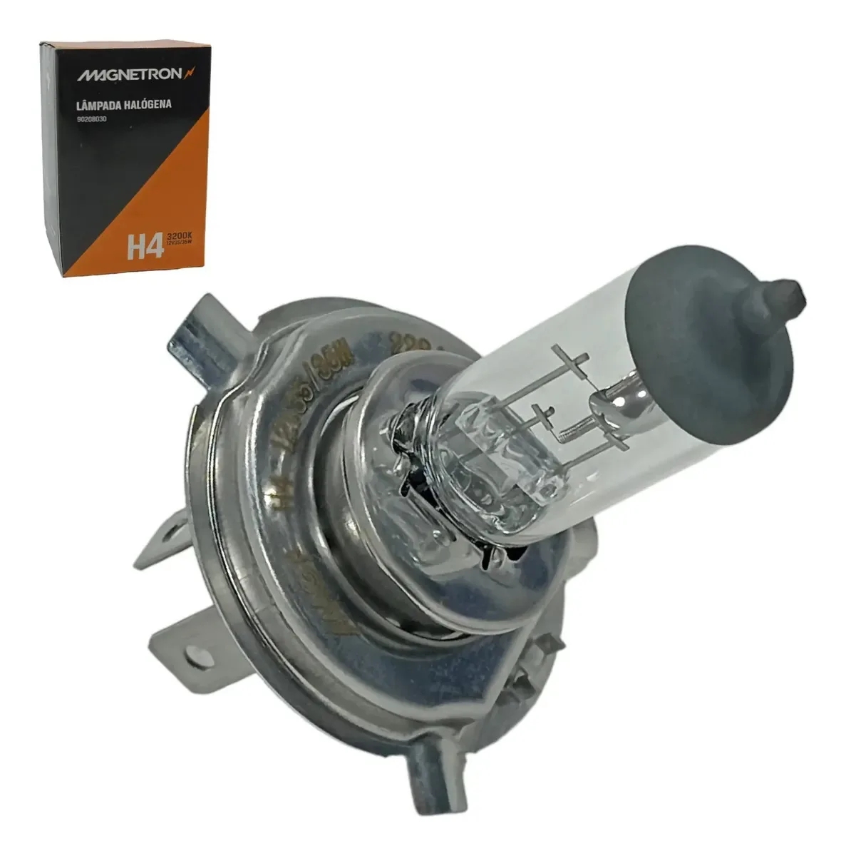 Lâmpada Farol H4 35/35w Halógena Magnetron