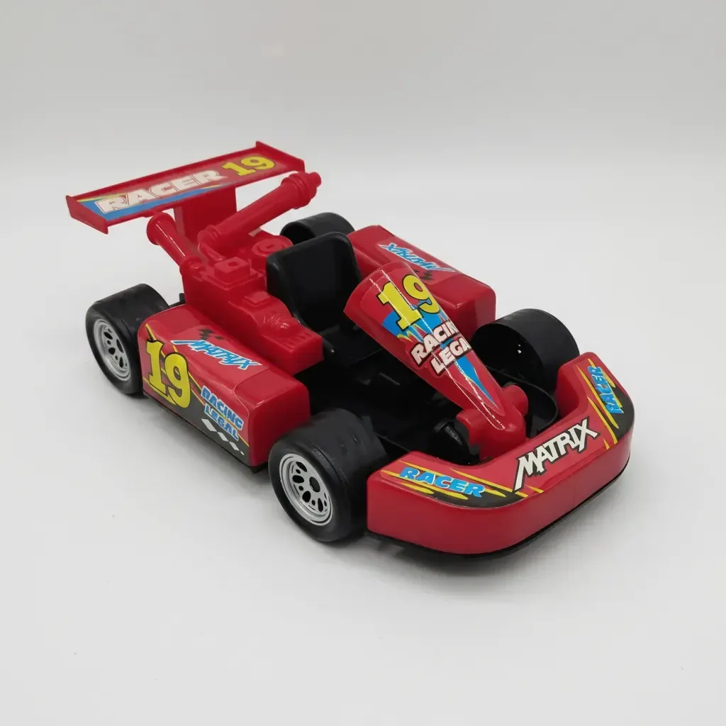 Carrinho De Fricção Corrida Karting Colors Brinquedo Kart Vermelho