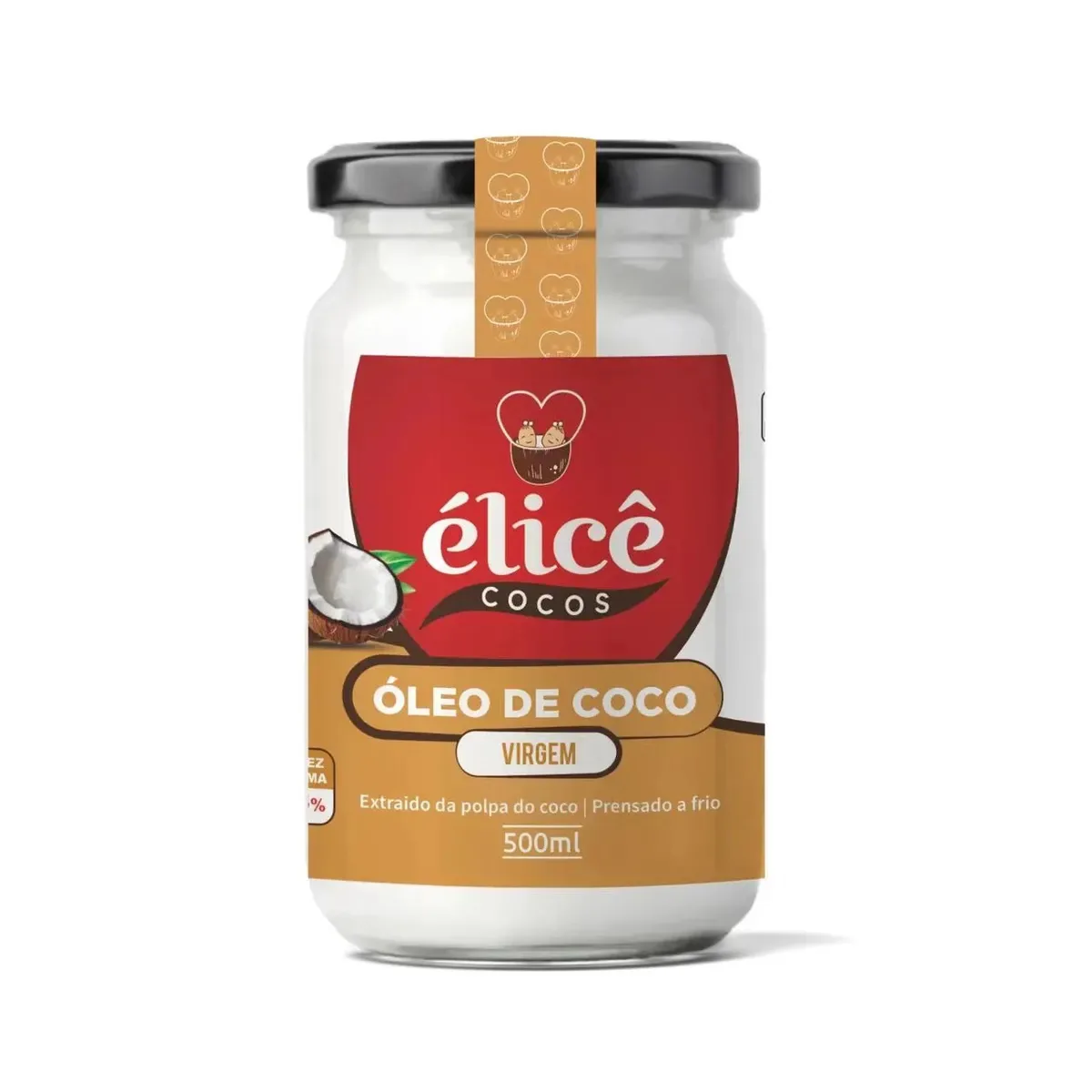 Óleo de Coco VIRGEM - 500ml - Élicê Coco