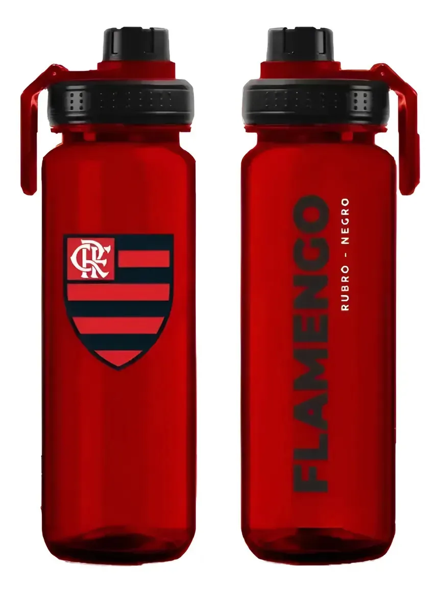 Garrafa Eco 1000ml Flamengo Vermelho