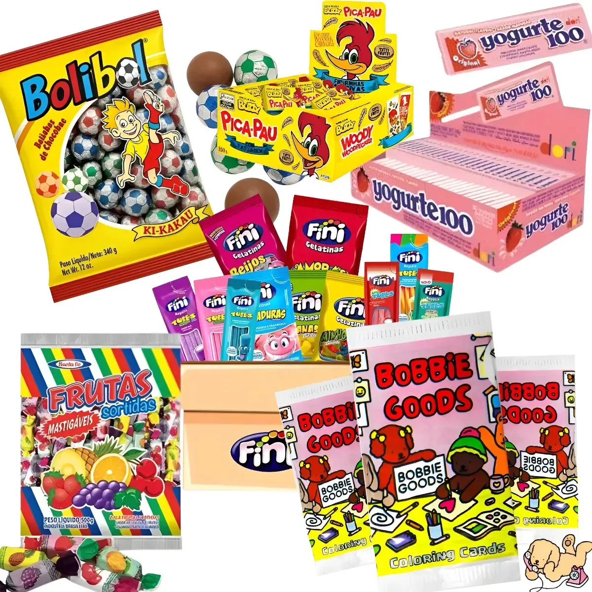 Kit Doces 20 Sacolinhas Surpresa Guloseimas Festa Infantil
