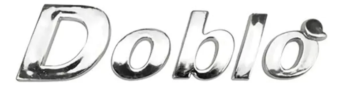 Emblema Nome Doblo Cromado