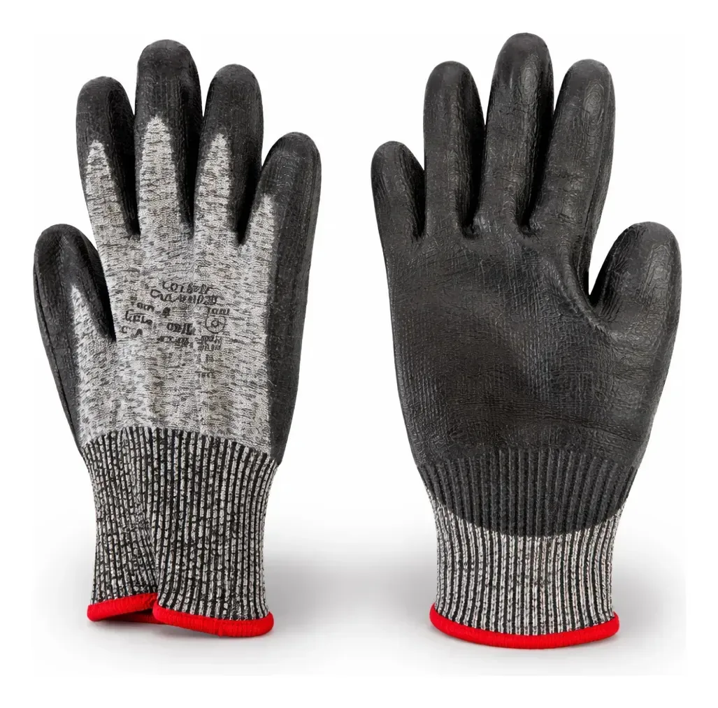Kit 24 Luvas Anticorte Segurança Resistência Corte 9/g Preto