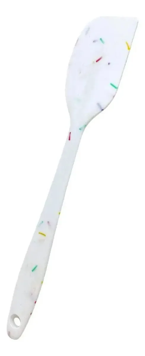 Espátula Raspadura Em Silicone Branco